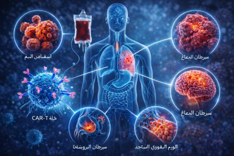 في أي أنواع السرطان يُستخدم علاج CAR-T؟
